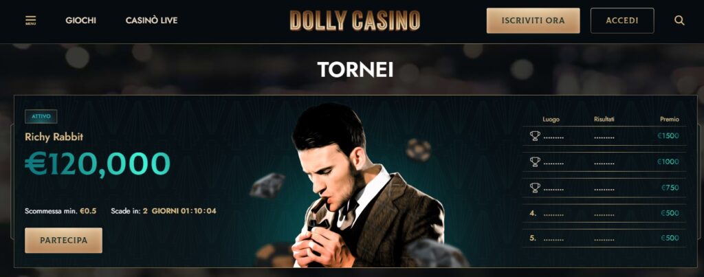 dolly casino screen
