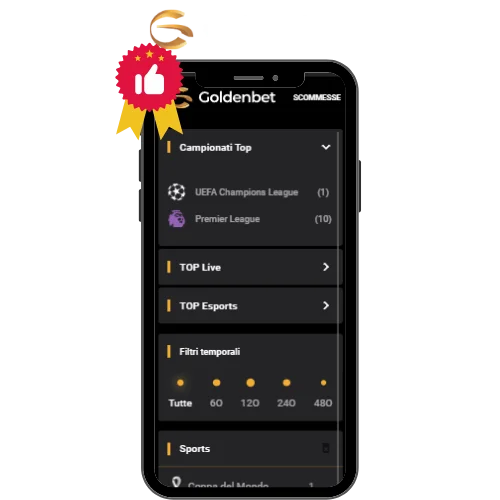 Bookmaker Goldbet conquista il 2° posto nel nostro rating